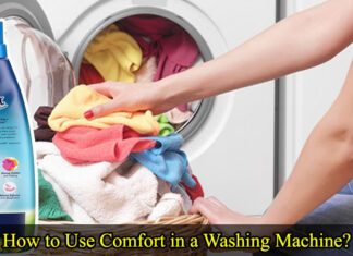 How to Use Comfort in a Washing Machine