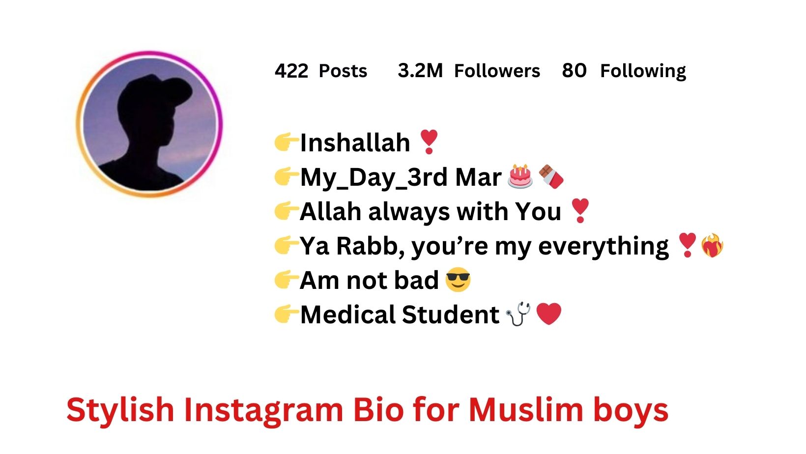 stylish Instagram Bio for Muslim boys