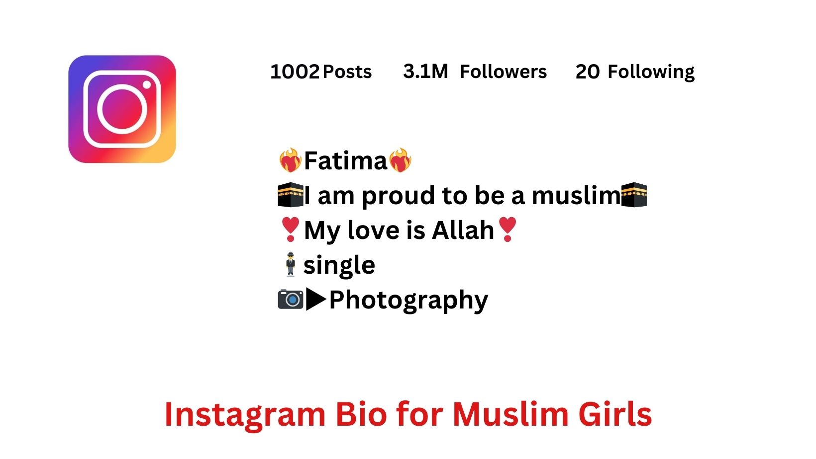 instagram bio for muslim girls